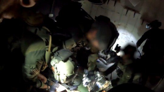 12626287 Astonishing moment IDF elite force retakes military post overrun by Hamas, rescuing 250 hostages, killing 60 Hamas fighters and capturing top terror leader